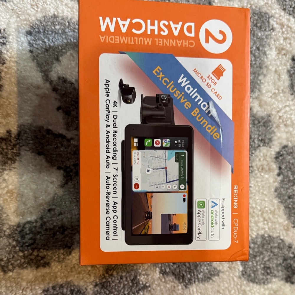 Dashcam 2-Channel Dash Cam Bundle - Orange